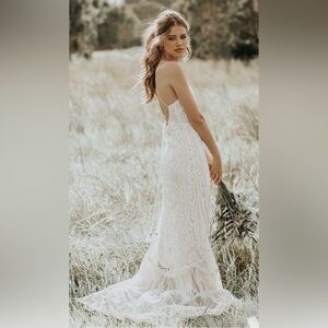 NEW Spell & The Gypsy Collective CASABLANCA LACE HALTER GOWN XS